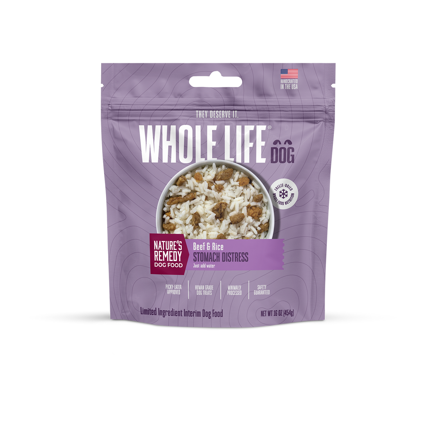Nature’s Remedy Beef & Rice for Dogs. Human-Grade Interim Diet for Stomach Upset - Made in Our Own Kitchens