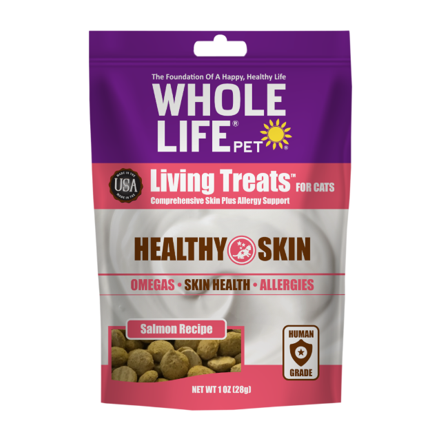 Living Treats Healthy Skin Probiotic Snack For Cats Whole Life Pet