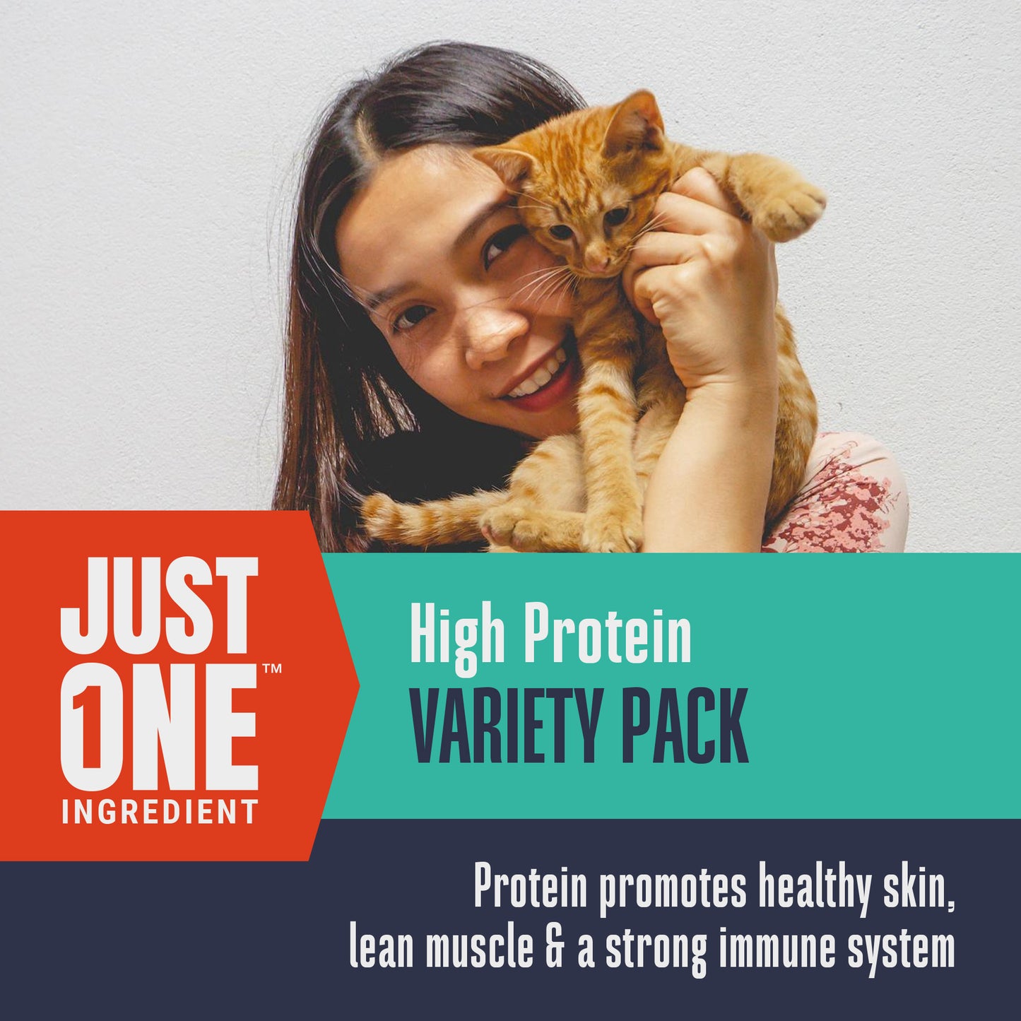 Just One Ingredient Variety Pack for Cats: Made In Our Own Kitchen. Save 10% + Free Shipping
