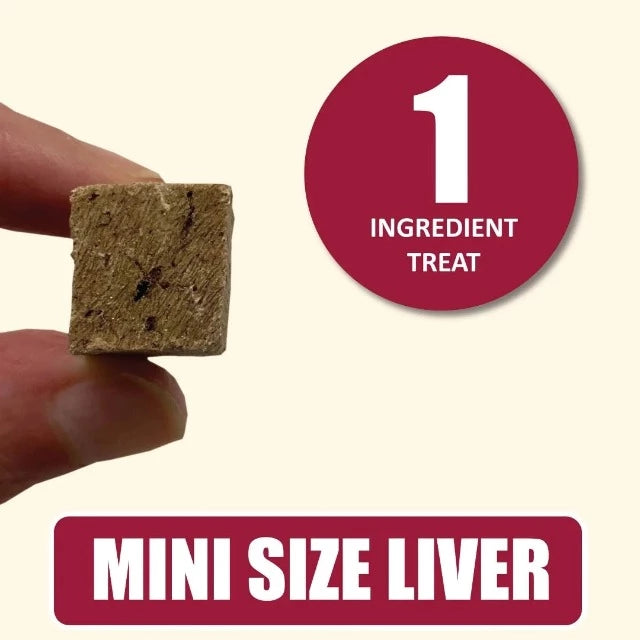 Mini One’s Beef Liver Treats For Small and Toy Breeds or Training