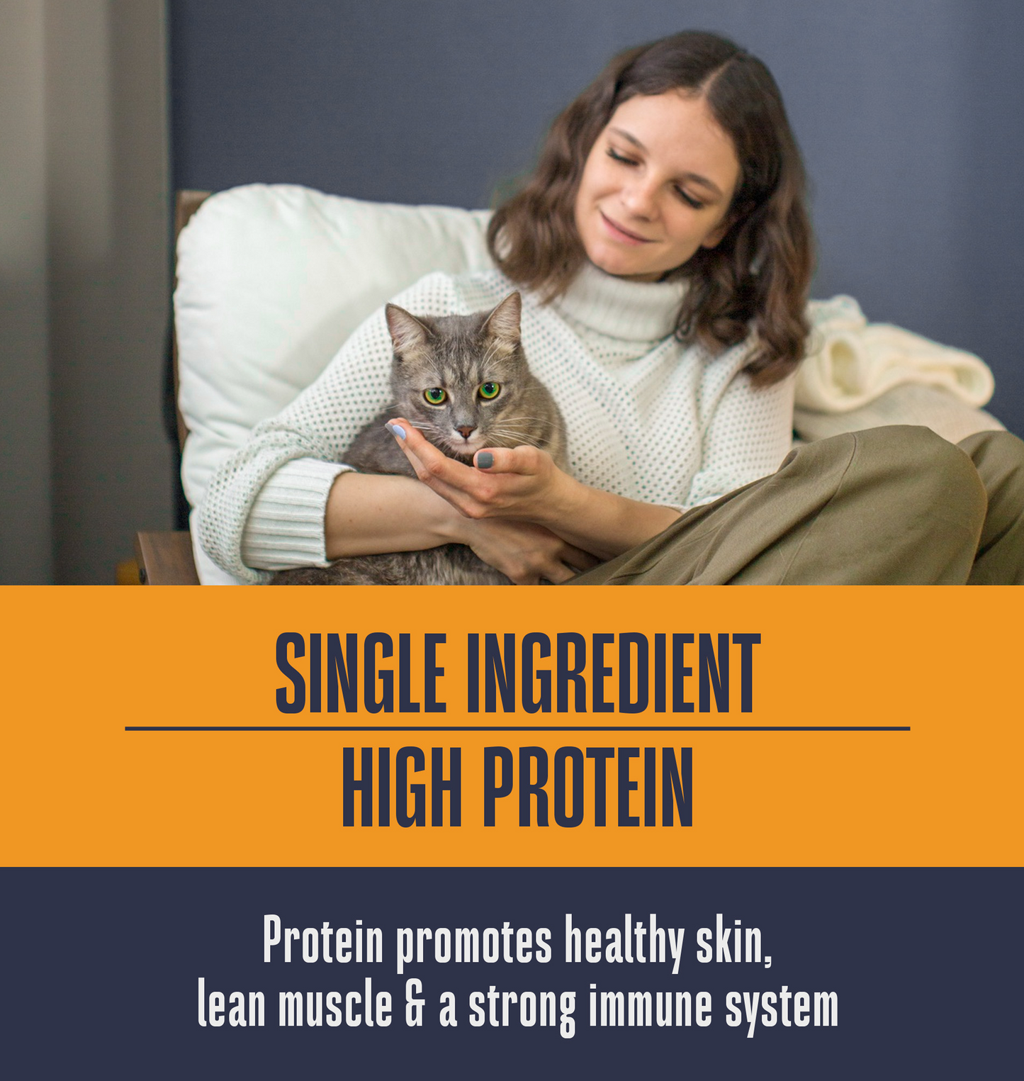 Just One Chicken Cat Treats – Human Grade, Picky Eater Approved, Made in Our Own Kitchens