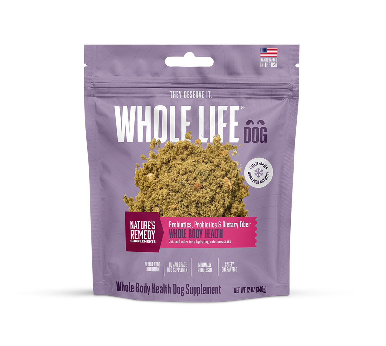 Nature’s Remedy Whole Body Health Support. Human-Grade, Grain-Free, Whole Food Supplement for Dogs - Made in Our Own Kitchens