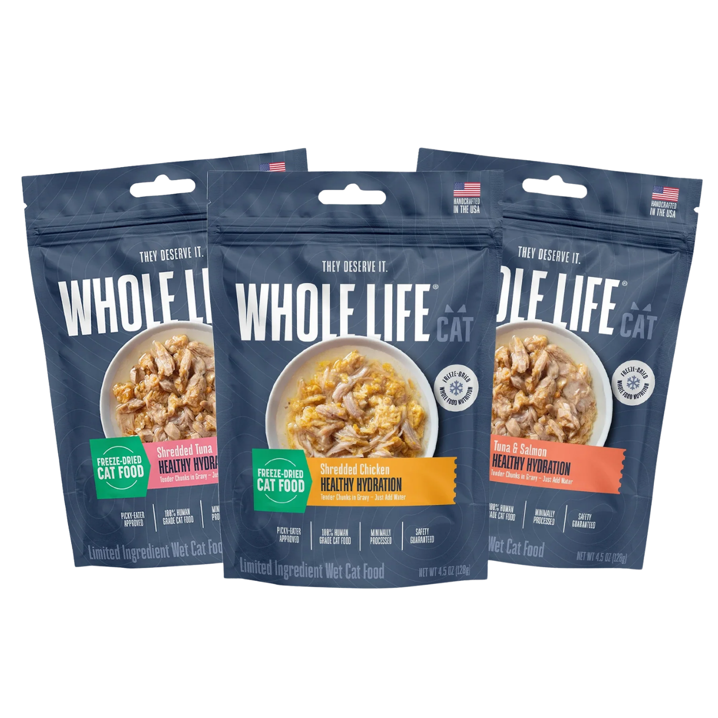 Freeze-Dried Wet Food for Cats Variety Pack