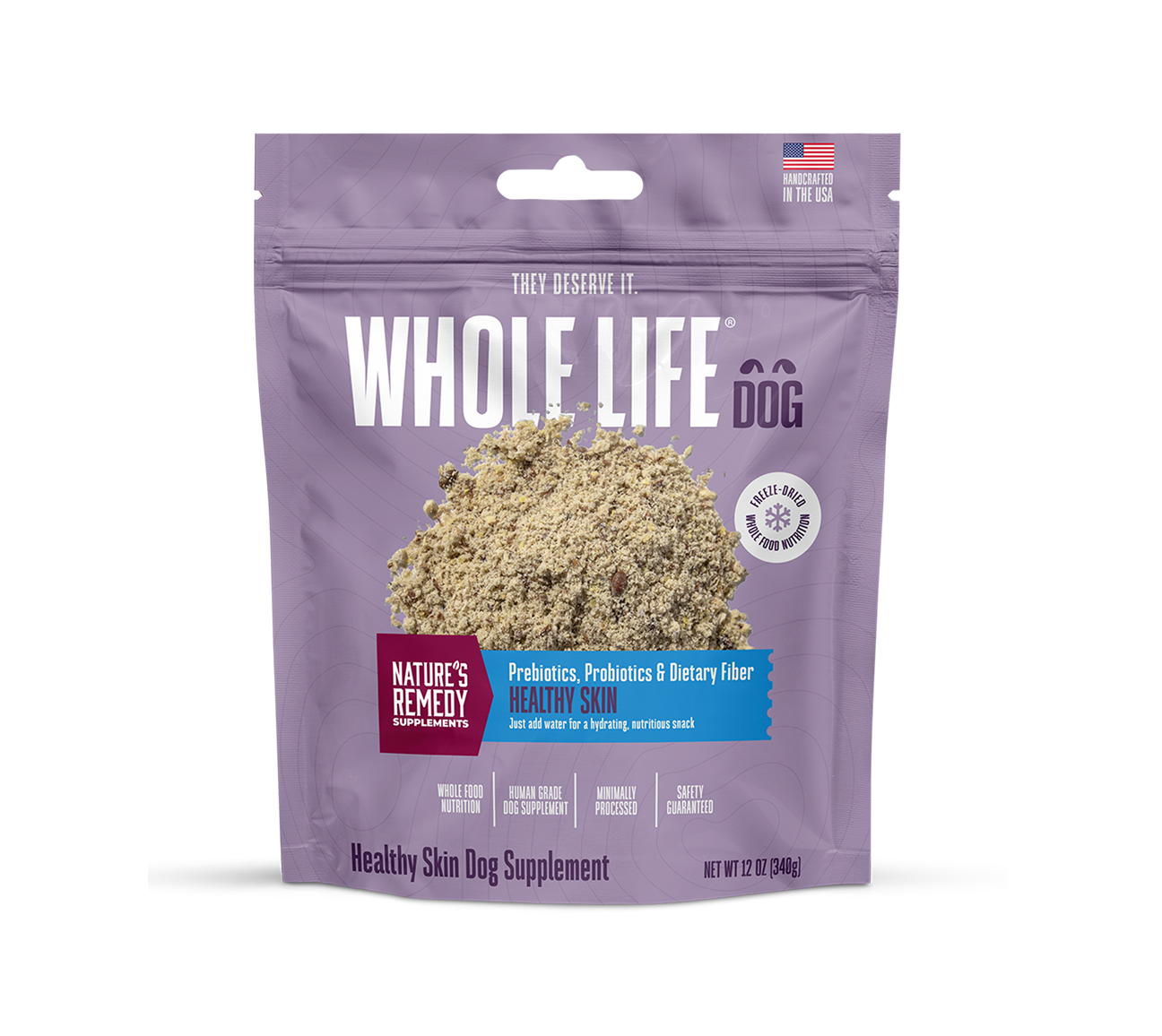 Nature’s Remedy Healthy Skin & Allergy Support. Human-Grade, Grain-Free, Whole Food Supplement for Dogs - Made in Our Own Kitchens