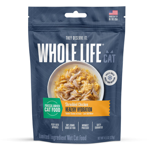 Bistro Bowls –  Shredded Chicken Hydrating Snack and Meal Complement For Cats