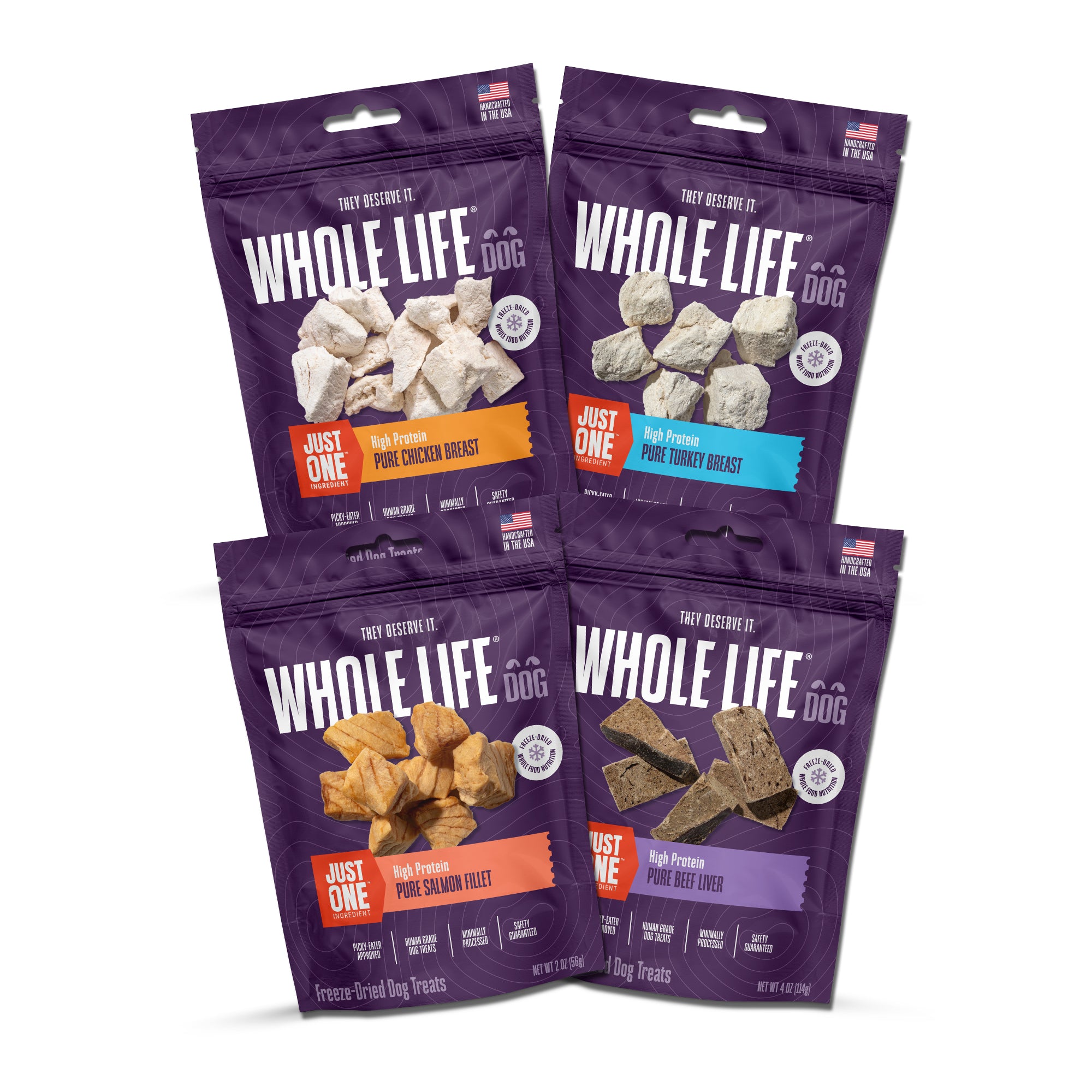 Just One Ingredient Variety Pack For Dogs (Order All 4 Flavors and Get 10% Off)