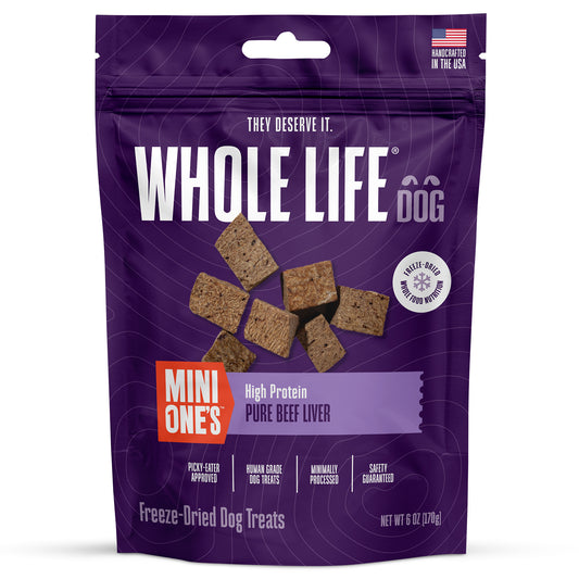 Mini One’s Beef Liver Treats For Small and Toy Breeds or Training