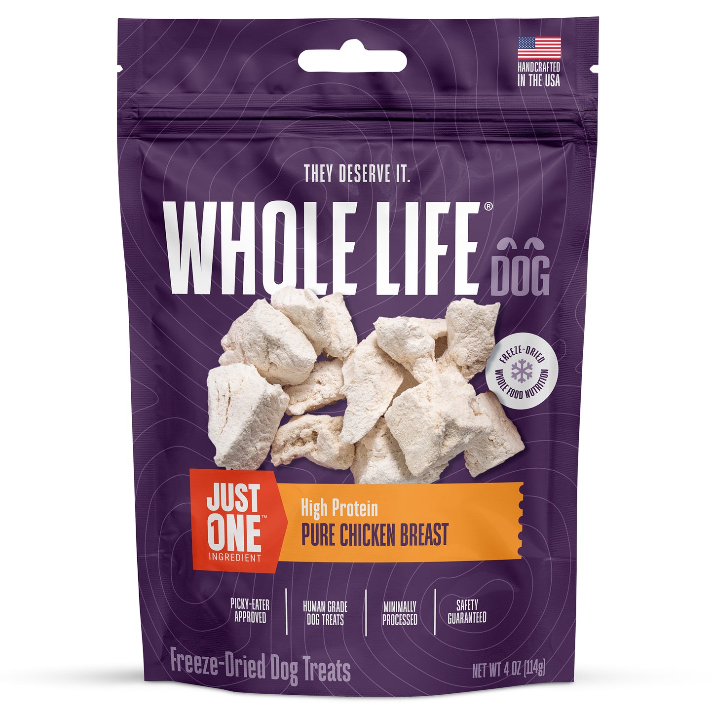 Just One Ingredient Chicken Treats For Dogs.  Human Grade and Grain Free - Made In Our Own Kitchen