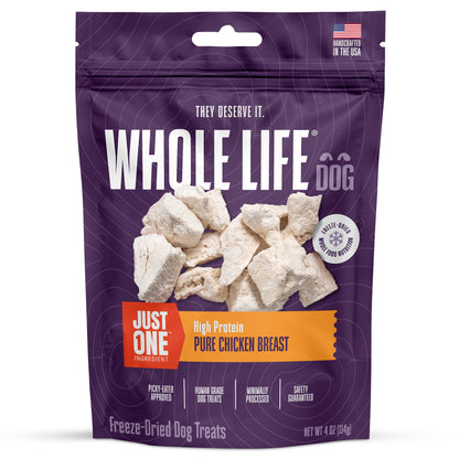 Just One Ingredient Chicken Treats For Dogs.  Human Grade and Grain Free - Made In Our Own Kitchen