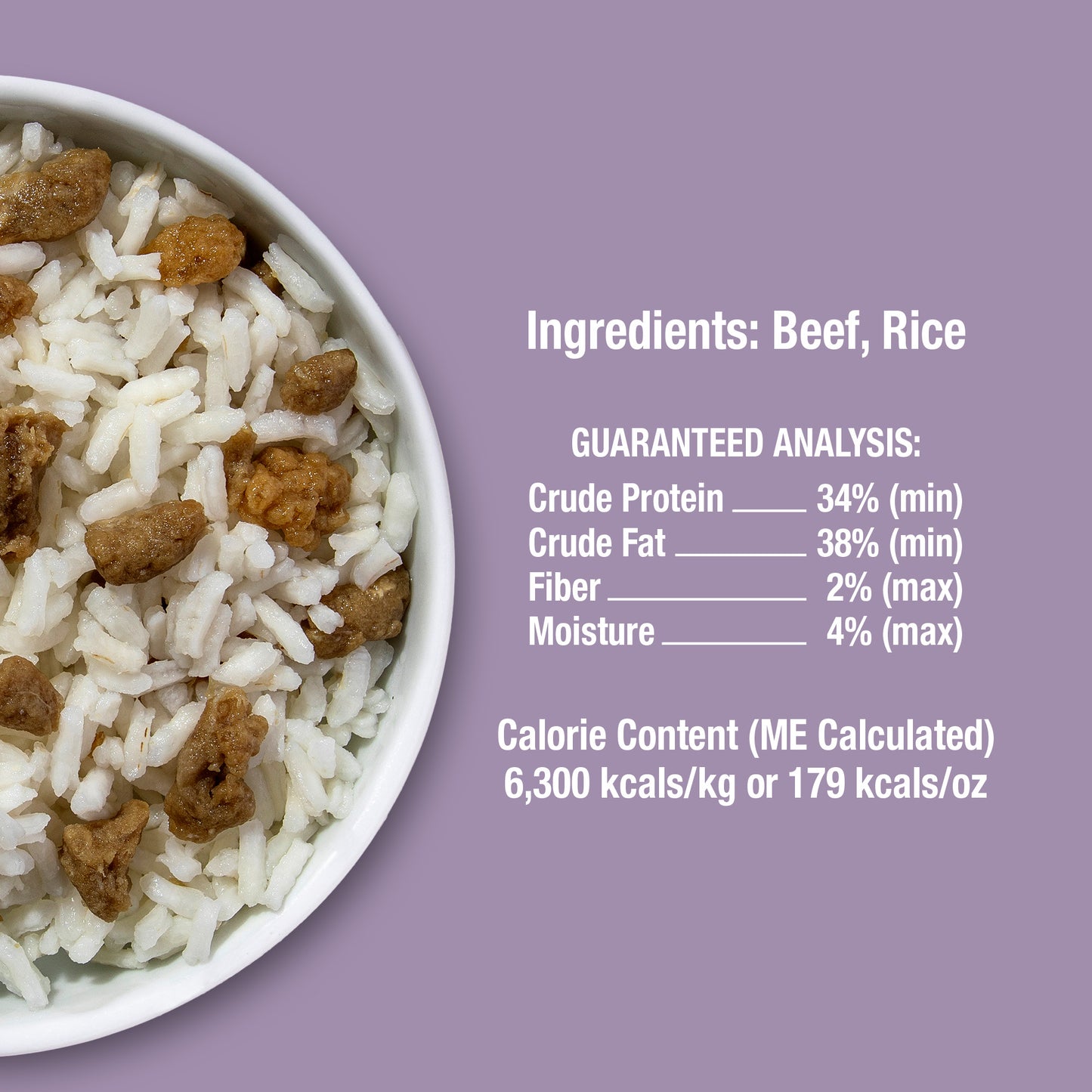 Nature’s Remedy Beef & Rice for Dogs.  Human-Grade Interim Diet for Stomach Upset - Made in Our Own Kitchens