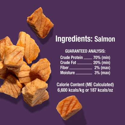 Golosinas de salmón para perros de un solo ingrediente