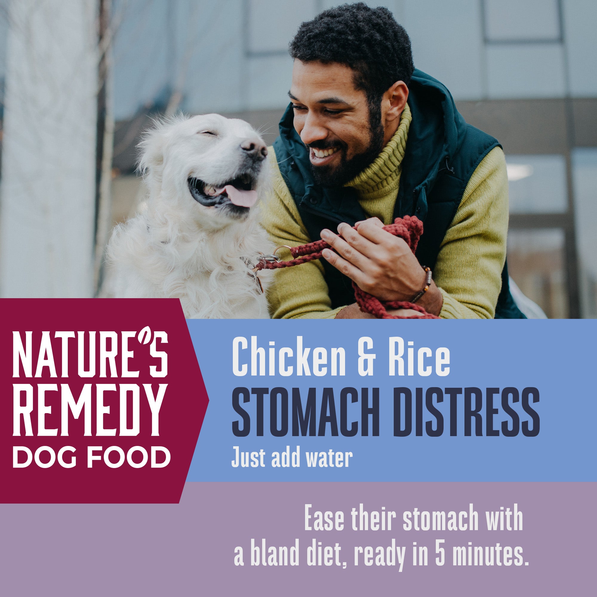 Nature's Remedy Recover: alimento suave con pollo y arroz para el malestar estomacal 