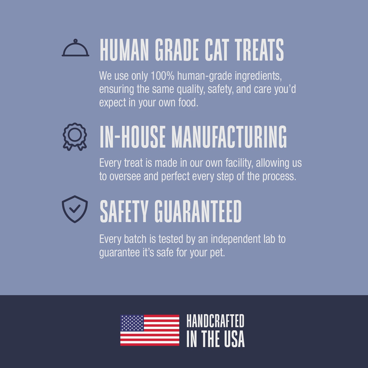 Just One Beef Cat Treats – Human Grade, Picky Eater Approved, Made in Our Own Kitchens