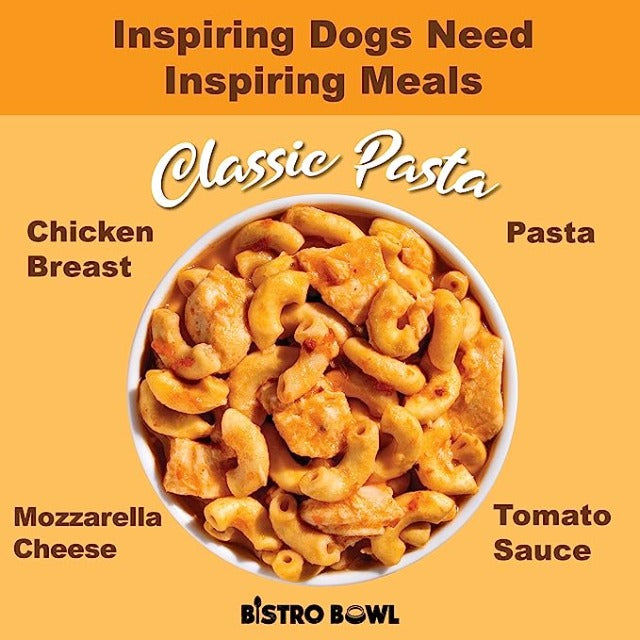 Bistro Bowls – Classic Pasta Meal Mixers For Dogs