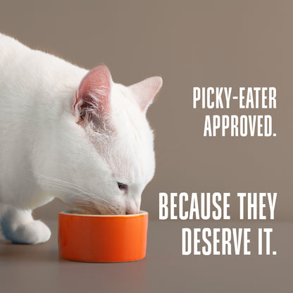 Bistro Bowls: refrigerio hidratante de pollo desmenuzado y comida complementaria para gatos