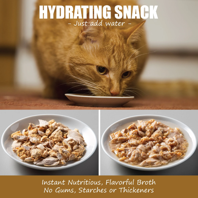 Bistro Bowls – Tuna & Salmon Hydrating Snack and Meal Compliment For Cats
