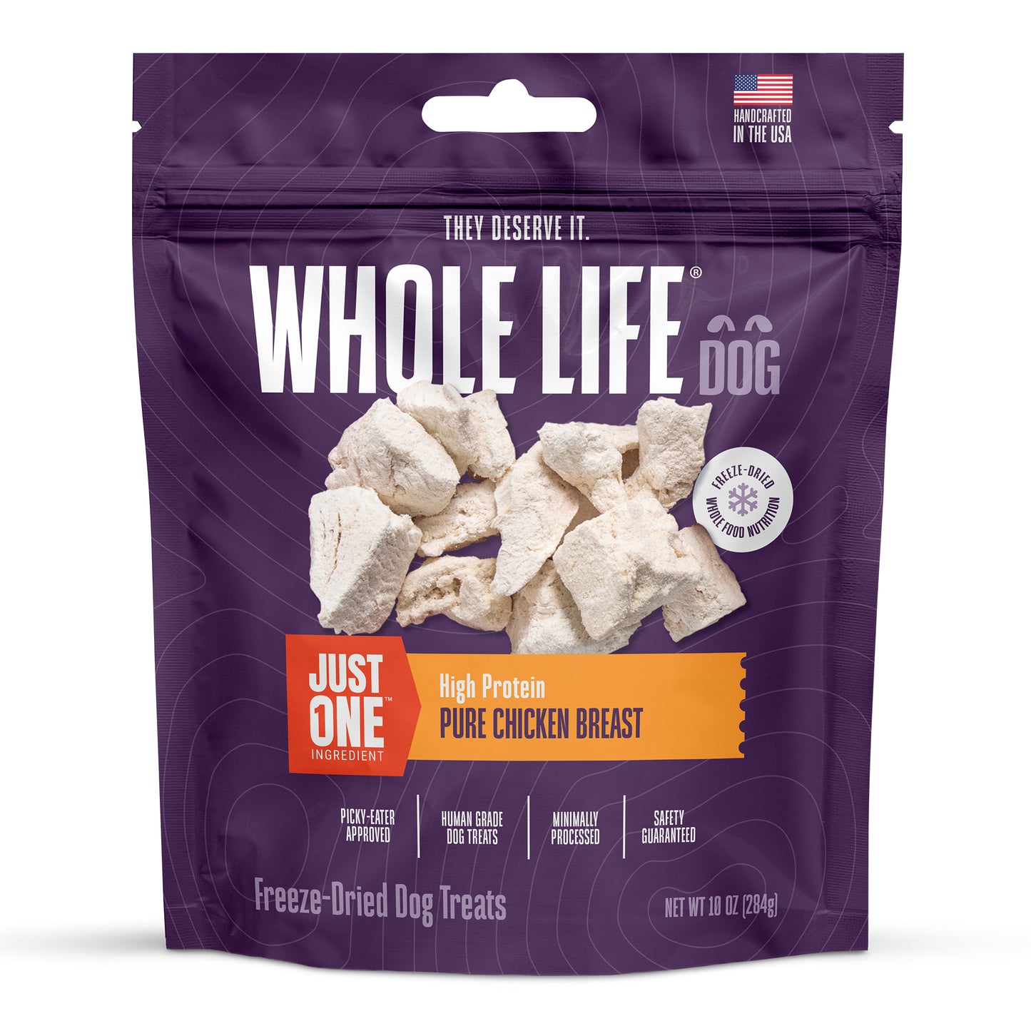 Just One Ingredient Chicken Treats For Dogs.  Human Grade and Grain Free - Made In Our Own Kitchen