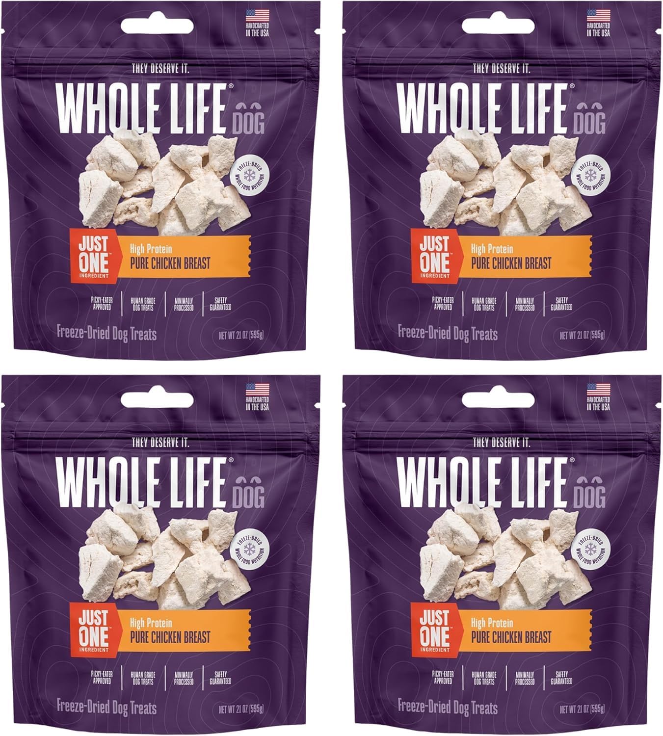 Just One Ingredient Chicken Treats For Dogs.  Human Grade and Grain Free - Made In Our Own Kitchen