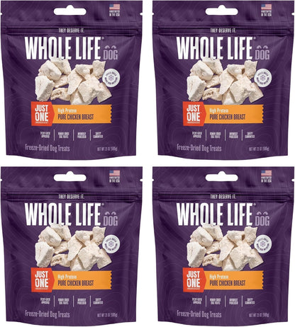 Just One Ingredient Chicken Treats For Dogs.  Human Grade and Grain Free - Made In Our Own Kitchen