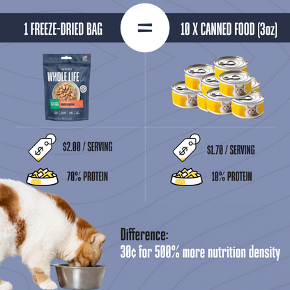 Freeze-Dried Wet Food for Cats