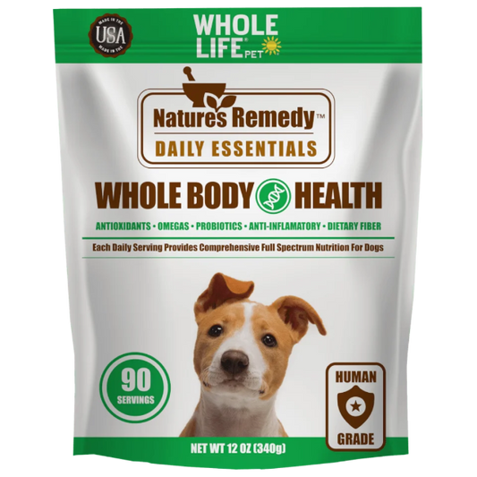 Suplementos alimenticios integrales para perros Nature's Remedy Whole Body Health