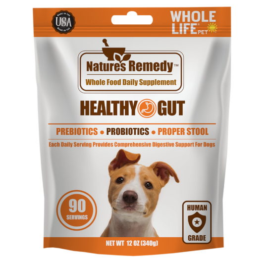 Suplementos alimenticios integrales para perros Nature's Remedy Healthy Gut 