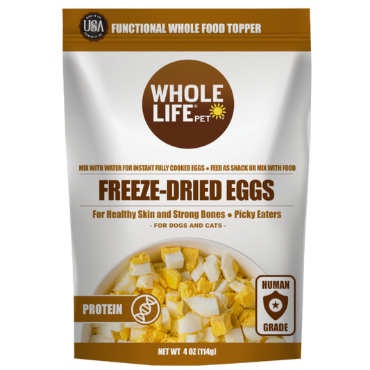 Adornos funcionales para alimentos integrales con huevos liofilizados de un solo ingrediente