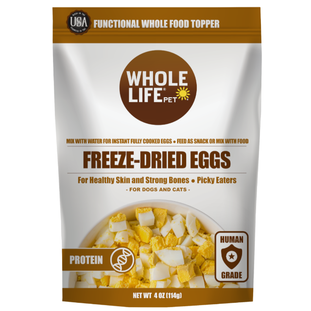 Single Ingredient Freeze-Dried Eggs Whole Food Functional Toppers For Cats