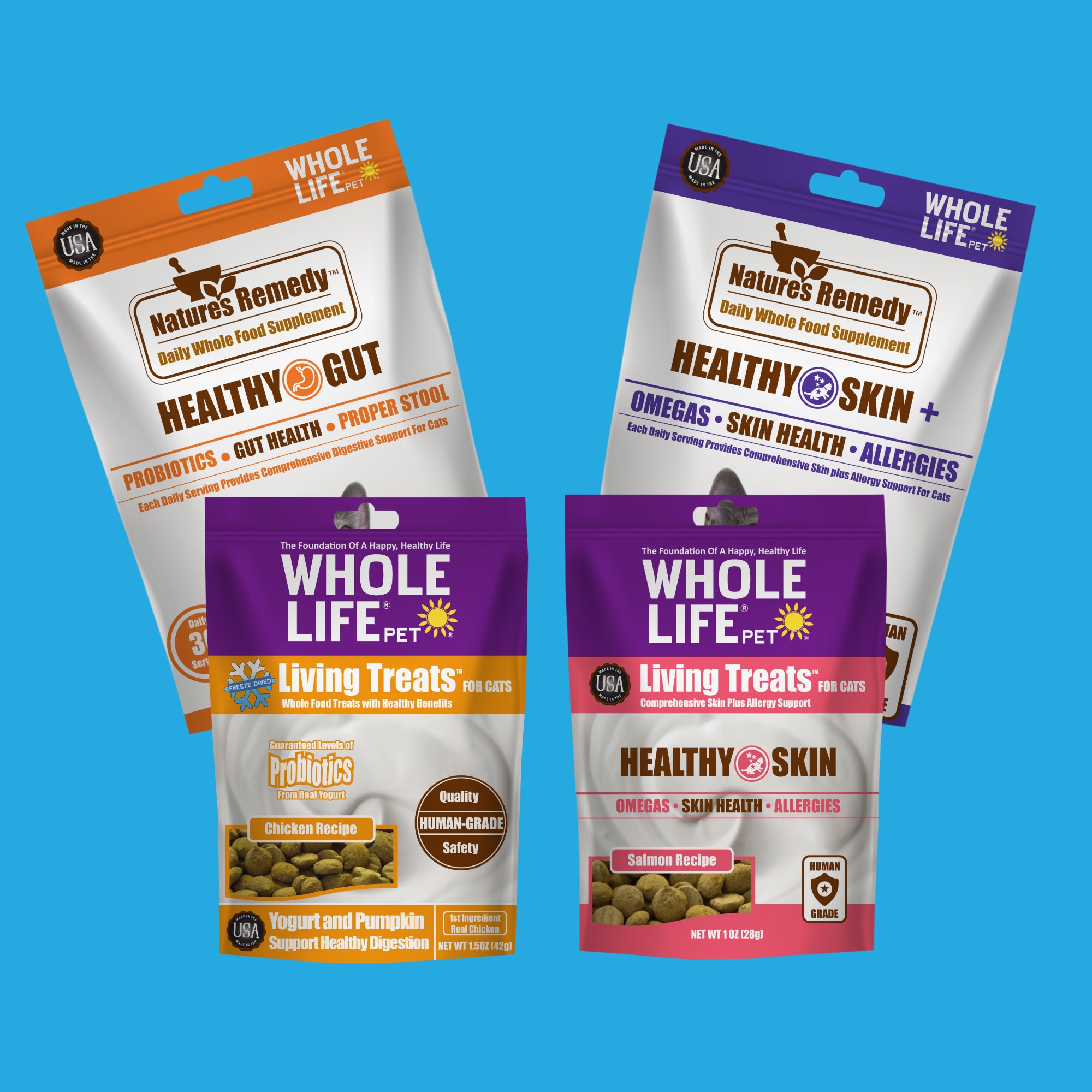 Gut And Skin Health Treat And Supplement Bundle – Whole Life Pet