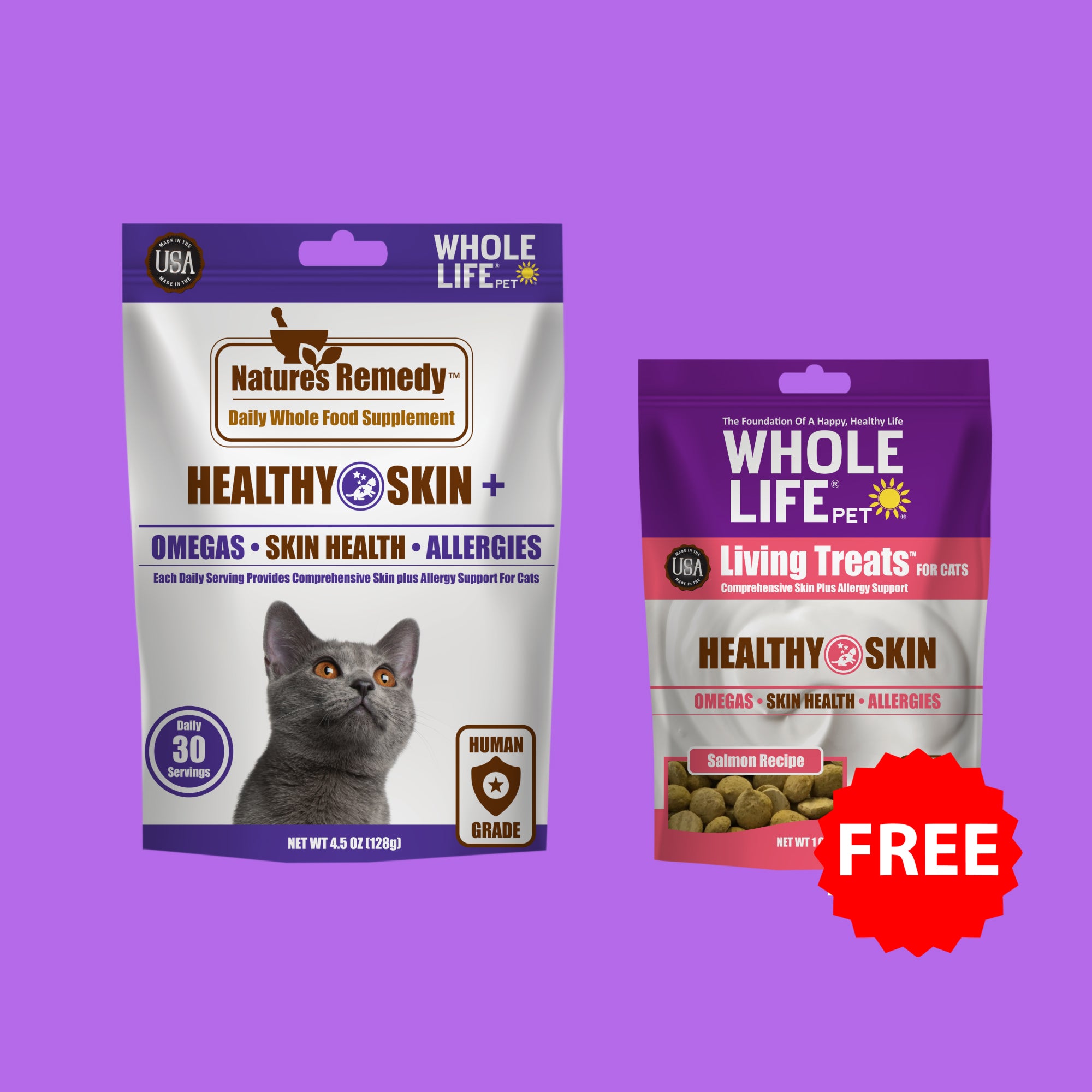 Healthy Skin & Allergy Support + Free Healthy Skin Treats - $26 Total Value (Skin Probiotic Snack)