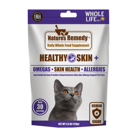 Suplementos alimenticios integrales para gatos Nature's Remedy Healthy Skin