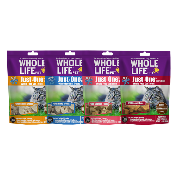 Just One Ingredient Sampler Pack For Cats Order All 4 Flavors and