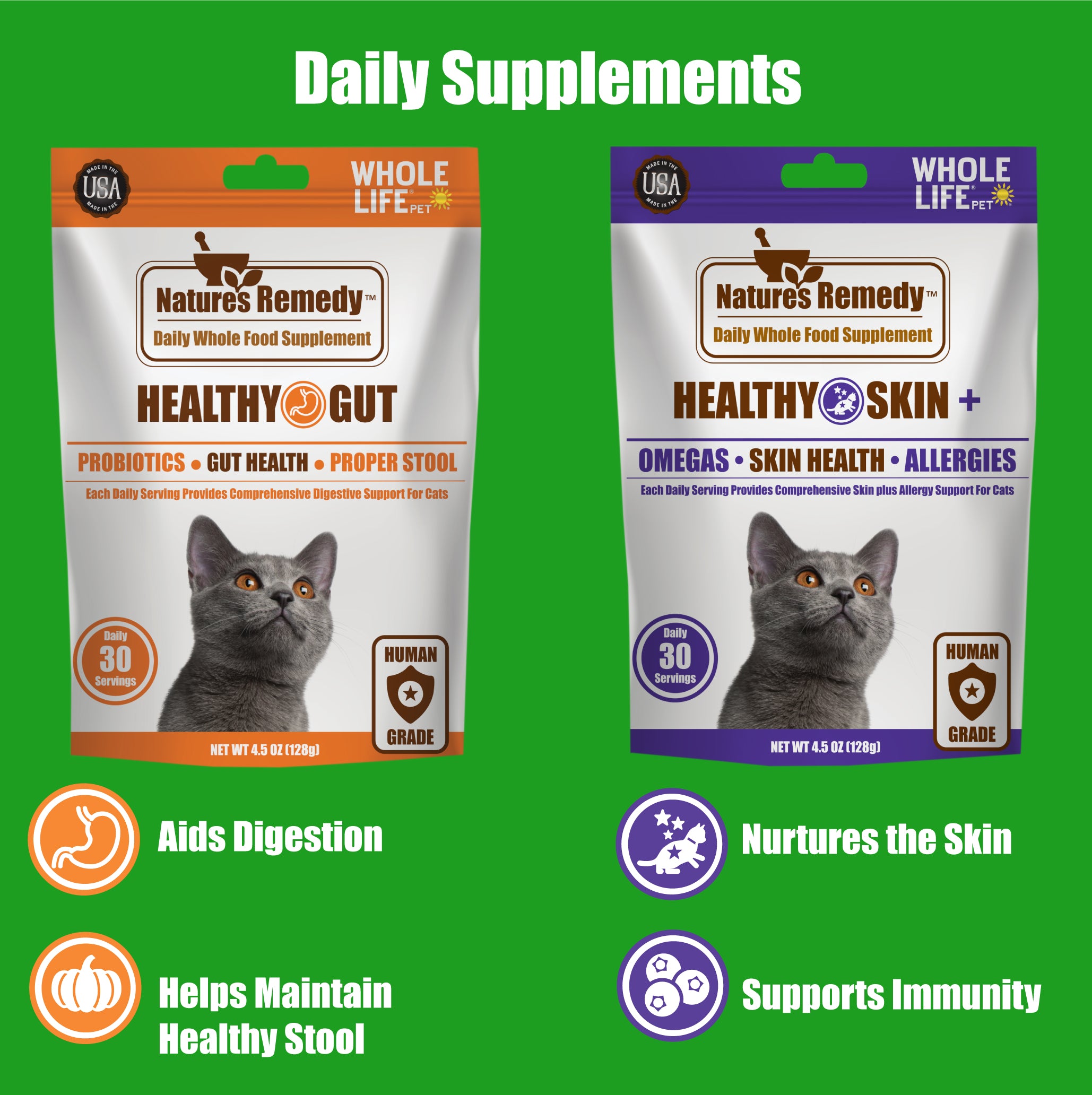 Gut and Skin Health Treat and Supplement Bundle