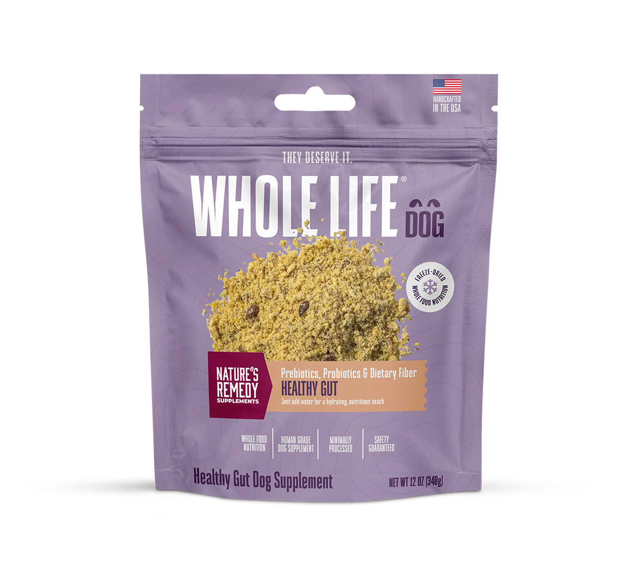 Suplementos alimenticios integrales para perros Nature's Remedy Healthy Gut 
