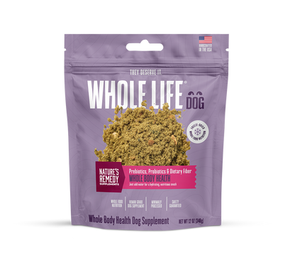 Nature’s Remedy Whole Body Health Support.  Human-Grade, Grain-Free, Whole Food Supplement for Dogs - Made in Our Own Kitchens