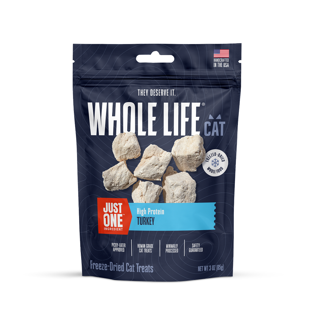 Just One Turkey Cat Treats – Human Grade, Picky Eater Approved, Made in Our Own Kitchens