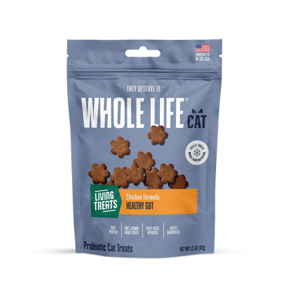 Living Treats – Snack probiótico intestinal saludable para gatos