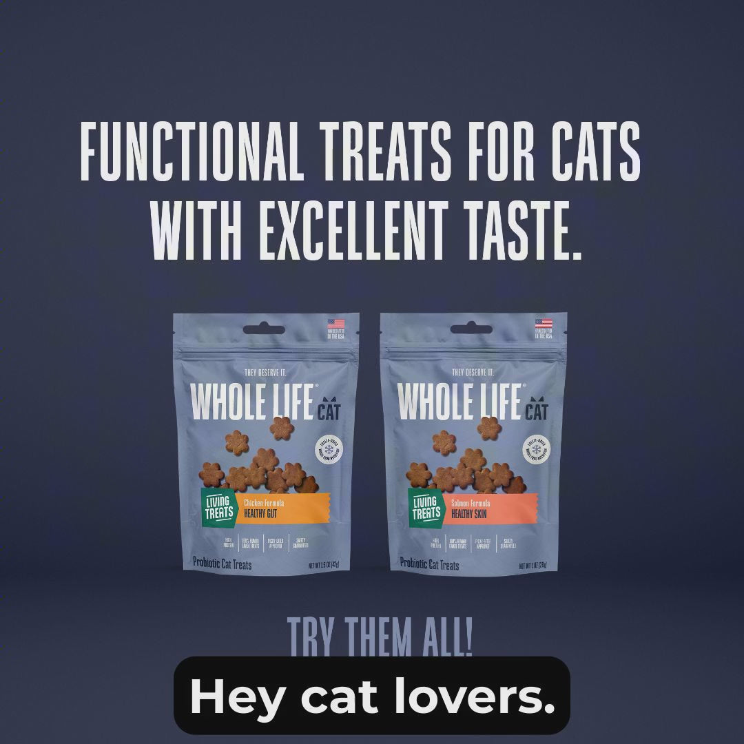 Living Treats – Healthy Gut Probiotic Snack For Cats