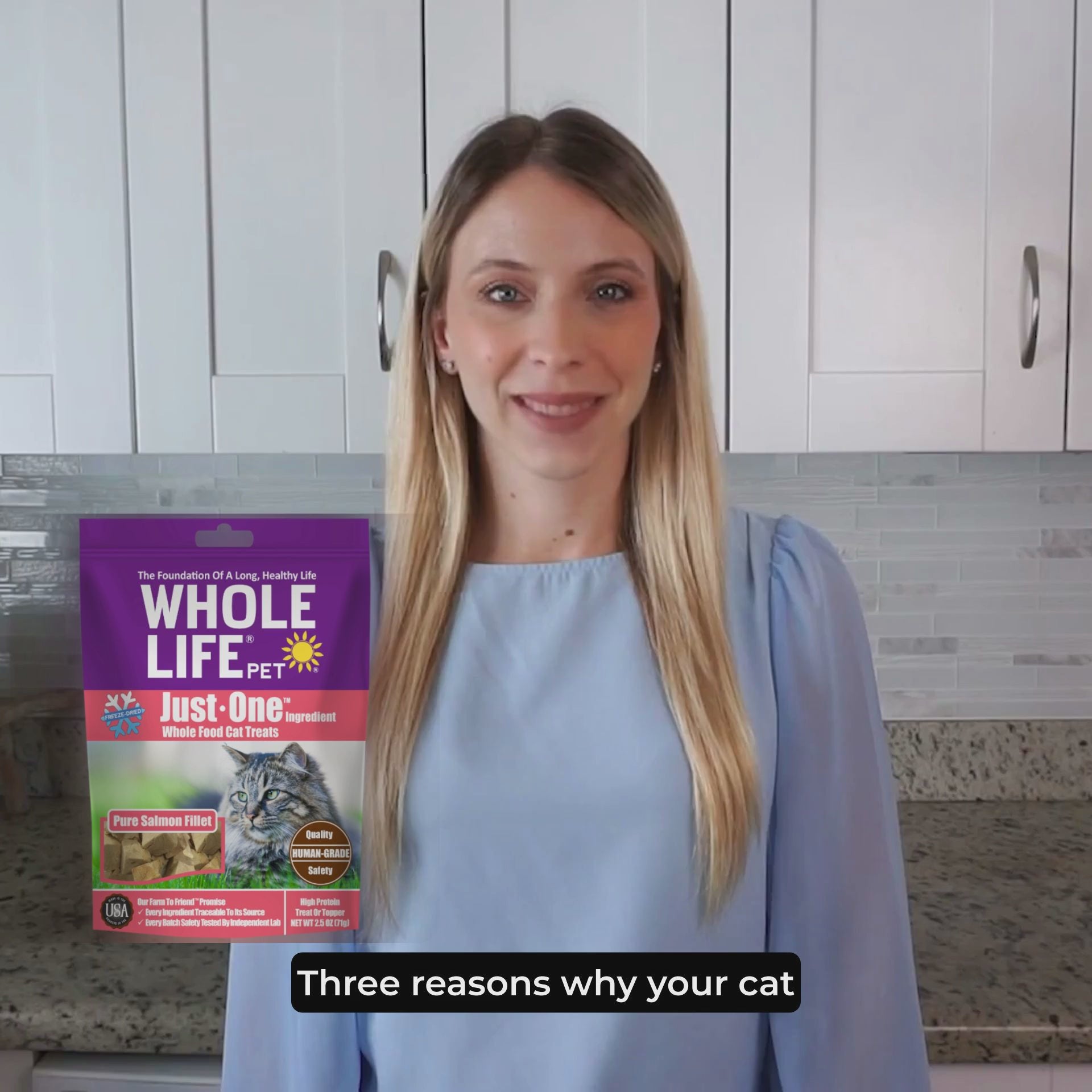 Just One Ingredient Salmon Treats For Cats