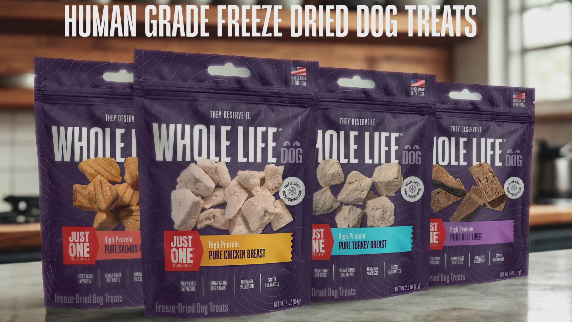 Just One Variety Pack for Dogs | Freeze-Dried Treats – Whole Life Pet