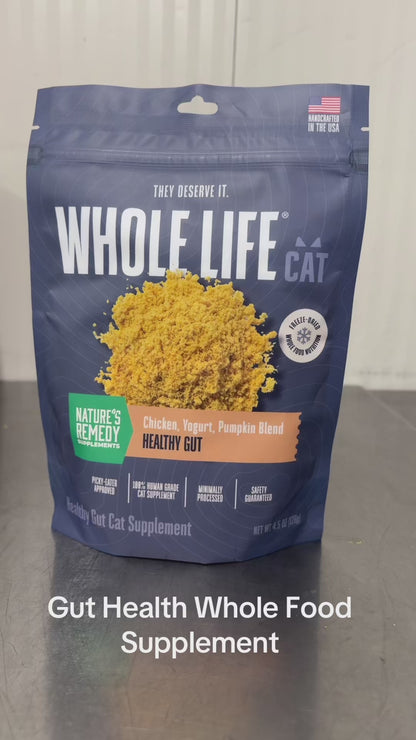 Suplementos alimenticios integrales para gatos de Nature's Remedy Healthy Gut 